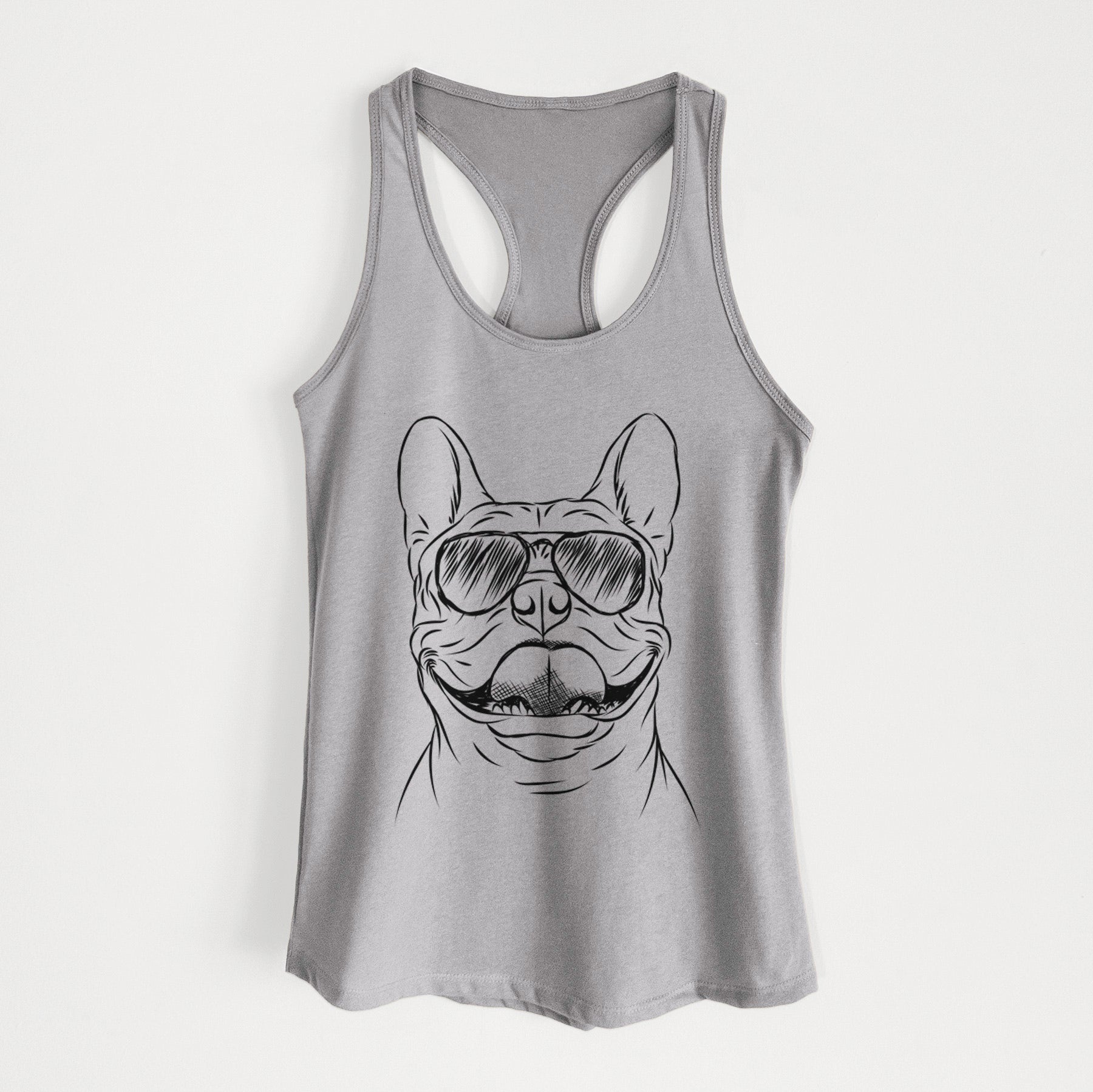 Gaston the French Bulldog - Women's Racerback Tanktop