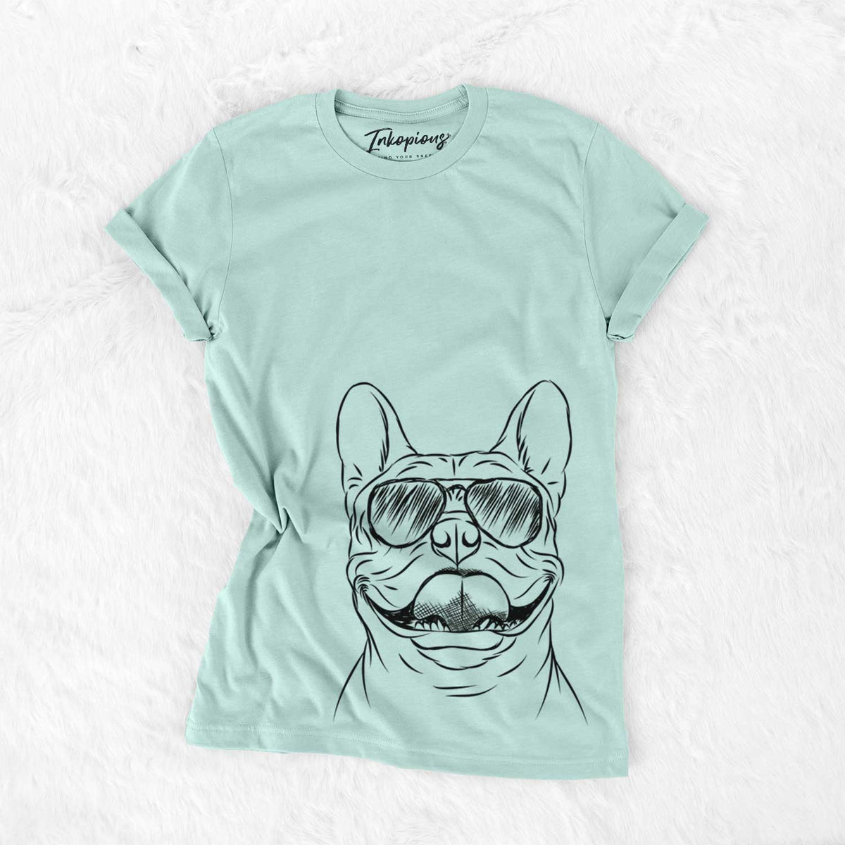 Aviator Gaston the French Bulldog - Unisex Crewneck