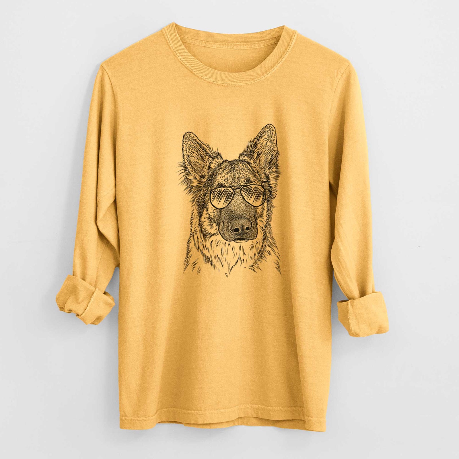 Aviators Geddy the Shiloh Shepherd - Heavyweight 100% Cotton Long Sleeve
