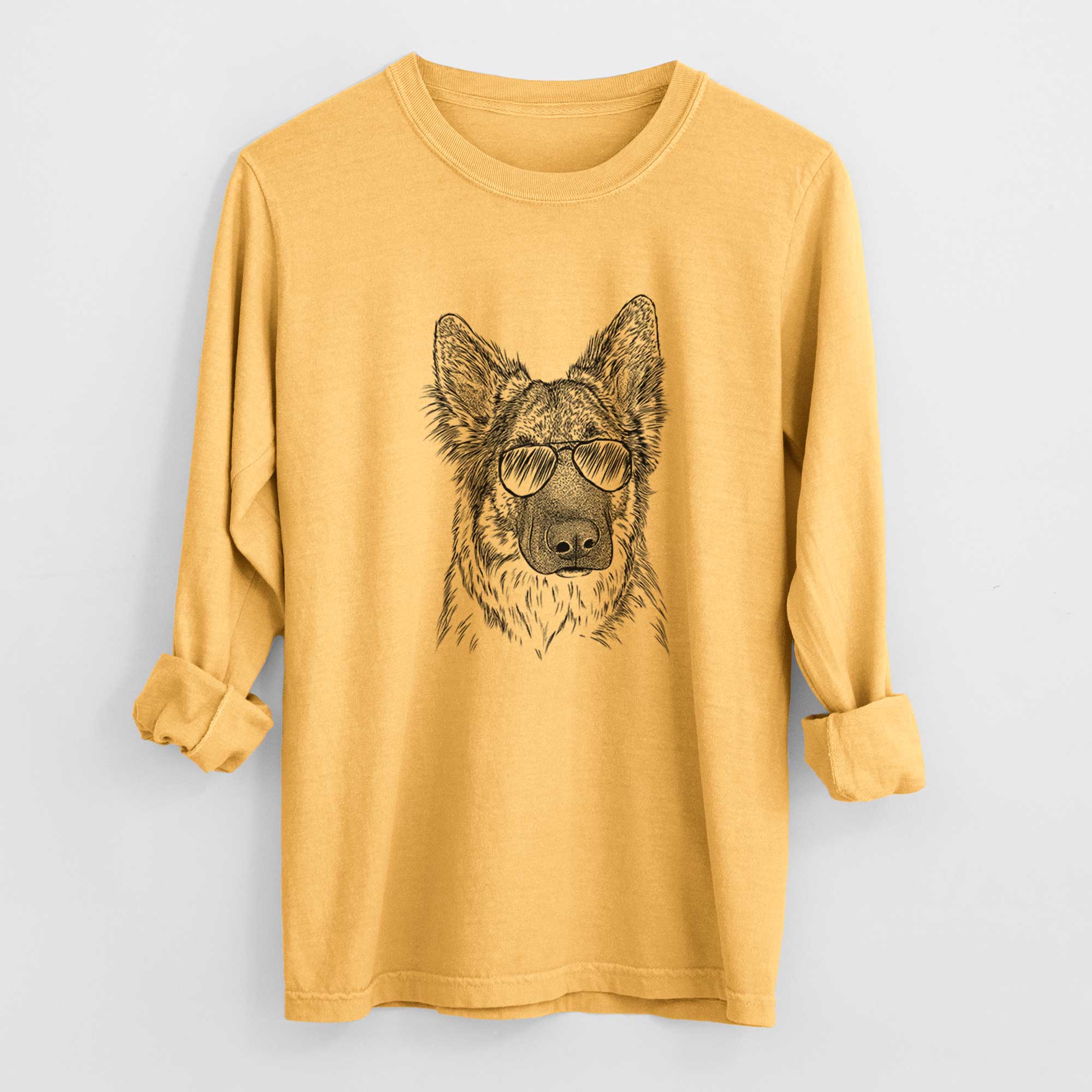 Aviators Geddy the Shiloh Shepherd - Heavyweight 100% Cotton Long Sleeve