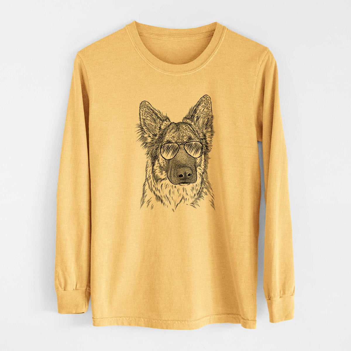 Aviators Geddy the Shiloh Shepherd - Heavyweight 100% Cotton Long Sleeve
