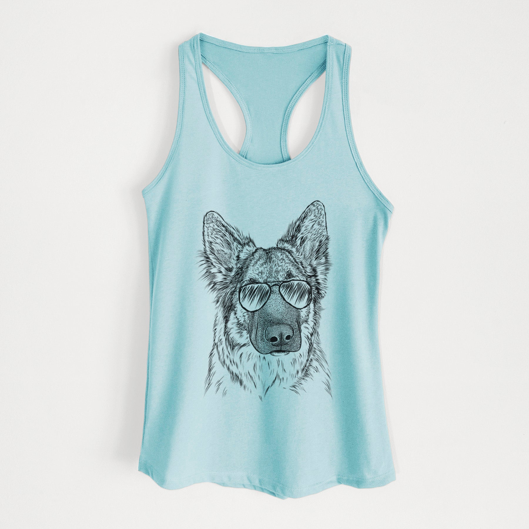 Geddy the Shiloh Shepherd - Women's Racerback Tanktop