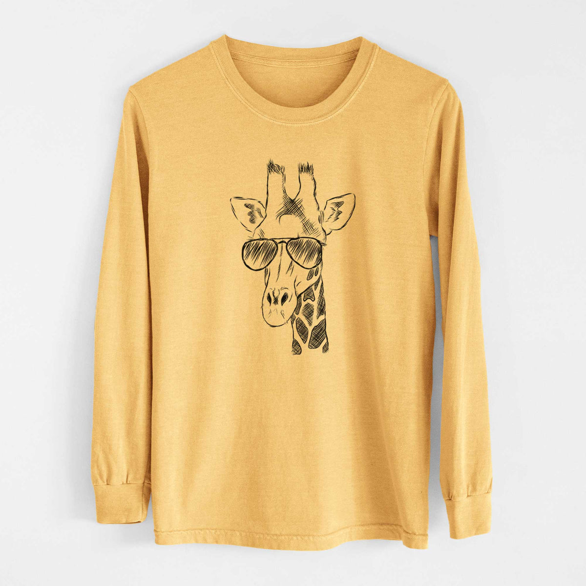 Aviators Geoffrey the Giraffe - Heavyweight 100% Cotton Long Sleeve