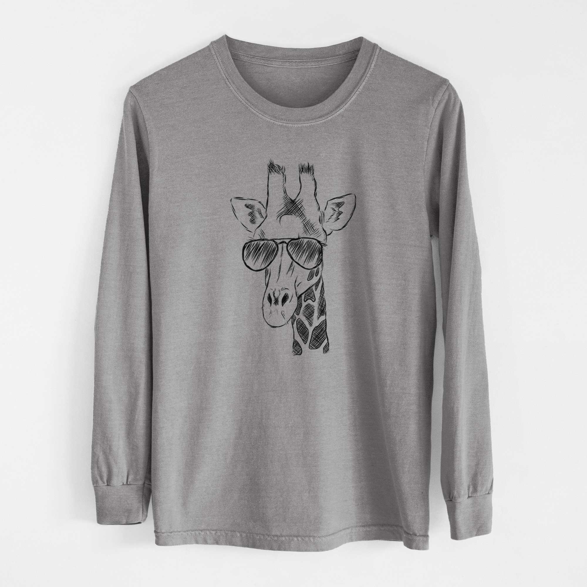 Aviators Geoffrey the Giraffe - Heavyweight 100% Cotton Long Sleeve