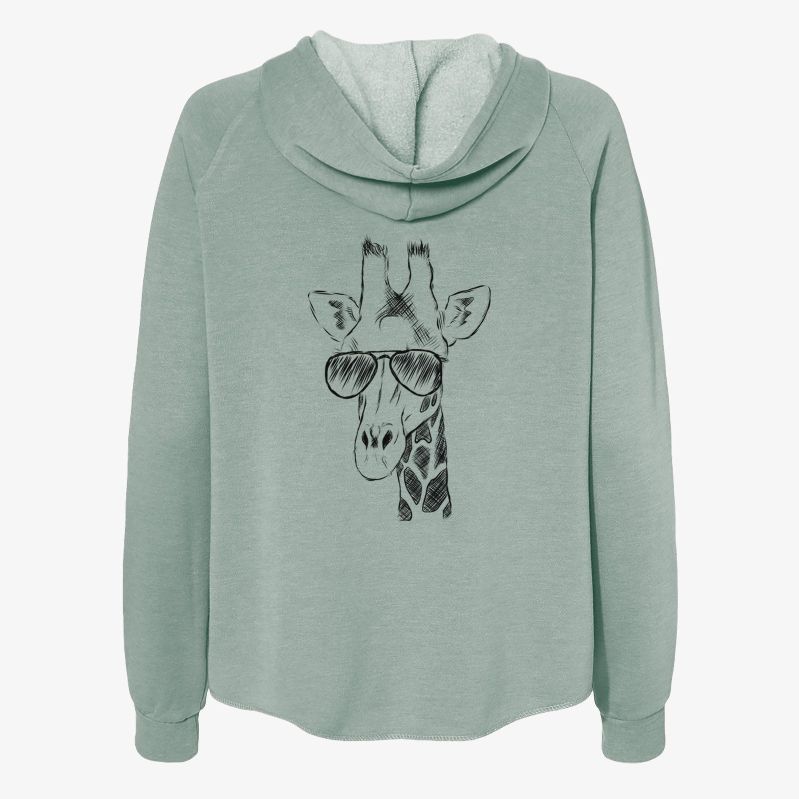 Geoffrey the Giraffe - Women's Cali Wave Zip-Up Sweatshirt