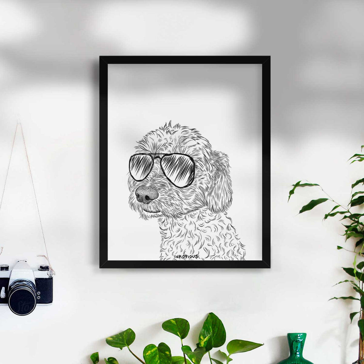 Georgie Boy the Mixed Breed Art Print