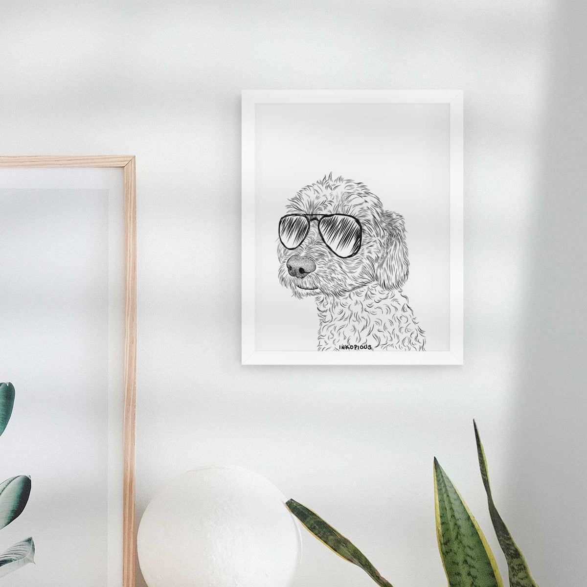 Georgie Boy the Mixed Breed Art Print