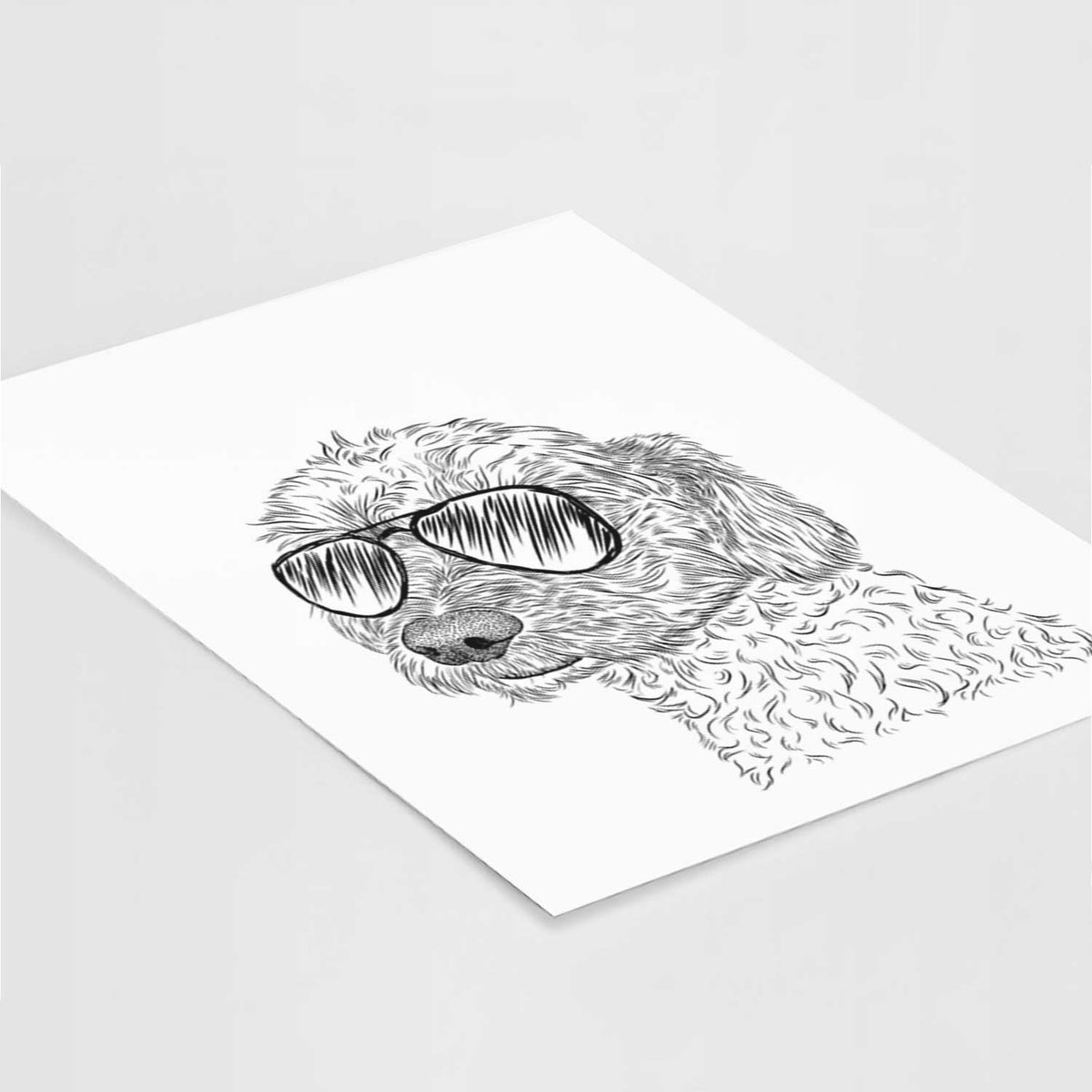 Georgie Boy the Mixed Breed Art Print