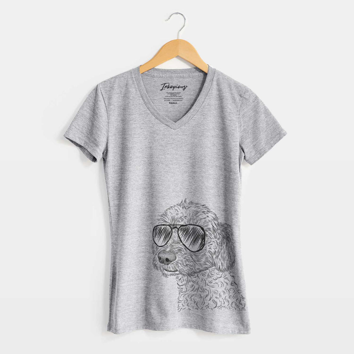 Aviator Georgie Boy the Mixed Breed - Women&#39;s V-neck Shirt