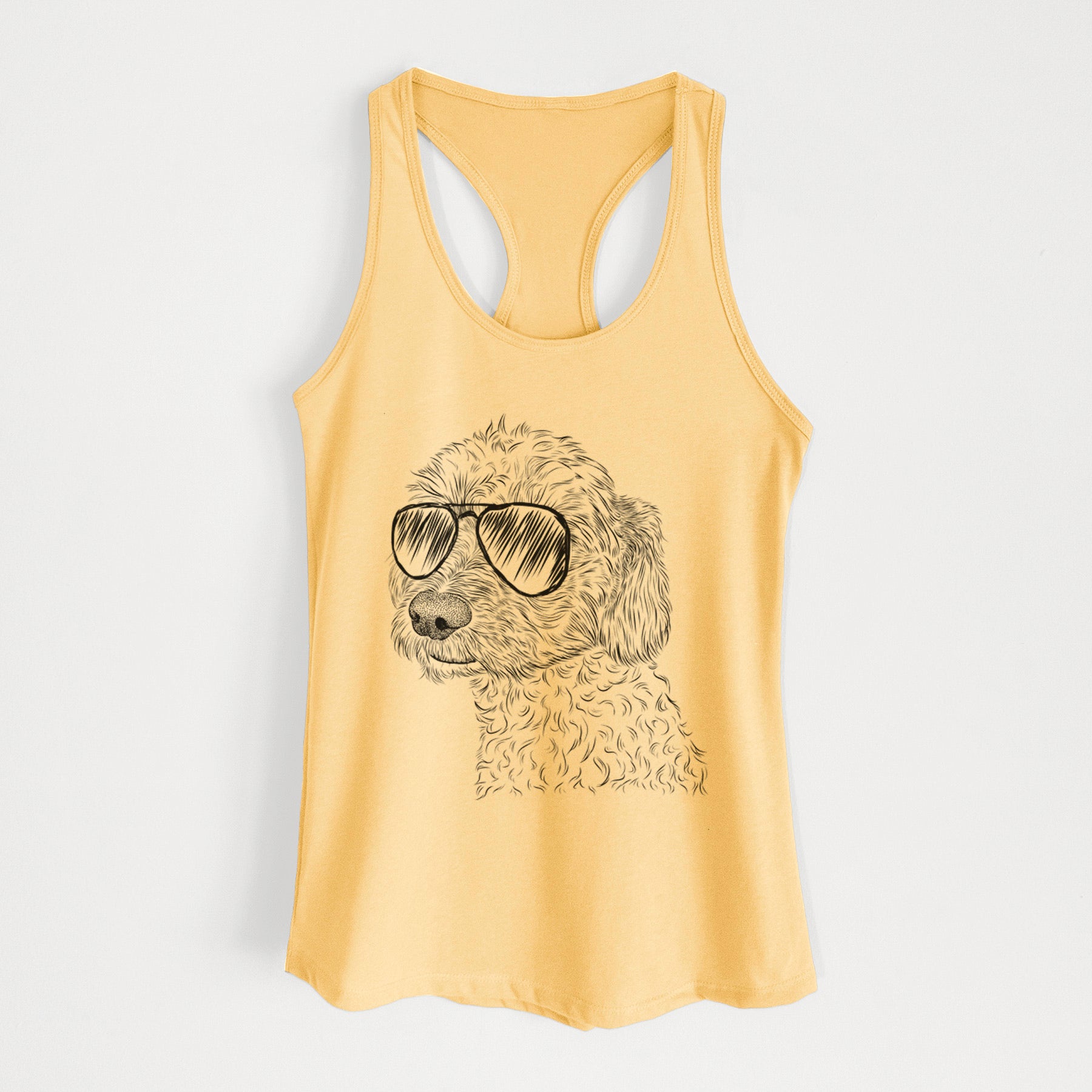 Georgie Boy the Mixed Breed - Women's Racerback Tanktop