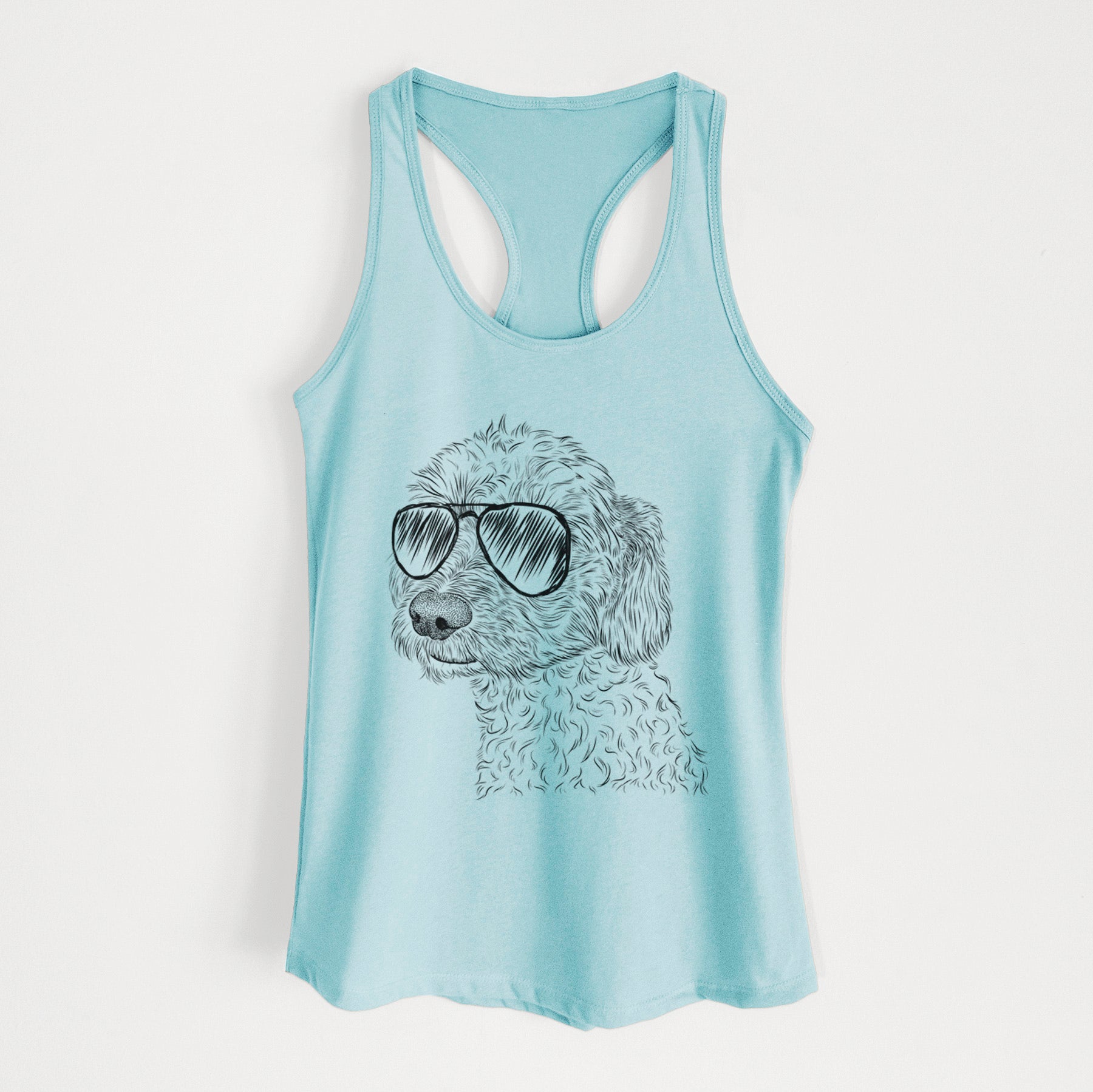 Georgie Boy the Mixed Breed - Women's Racerback Tanktop