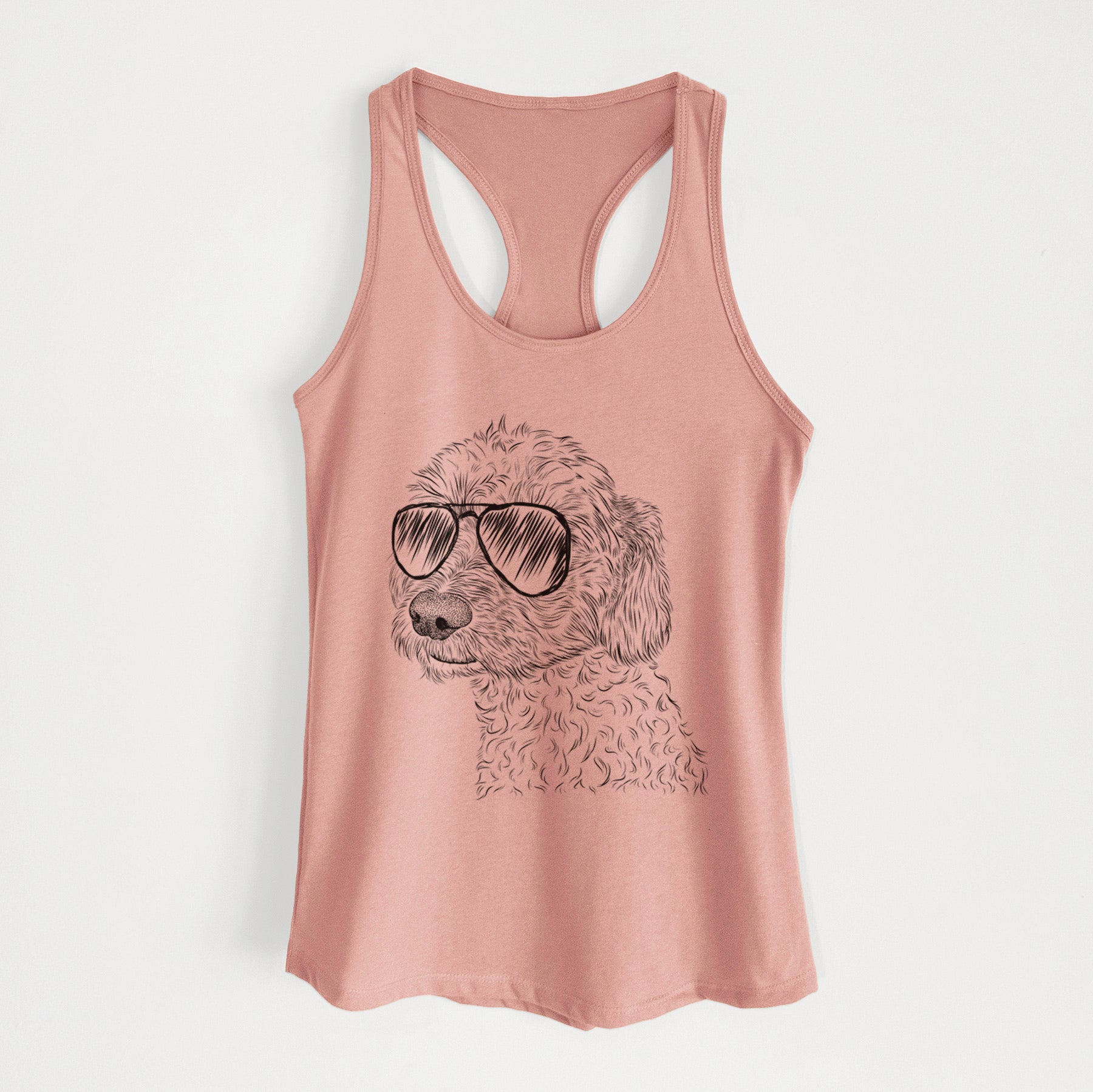 Georgie Boy the Mixed Breed - Women's Racerback Tanktop