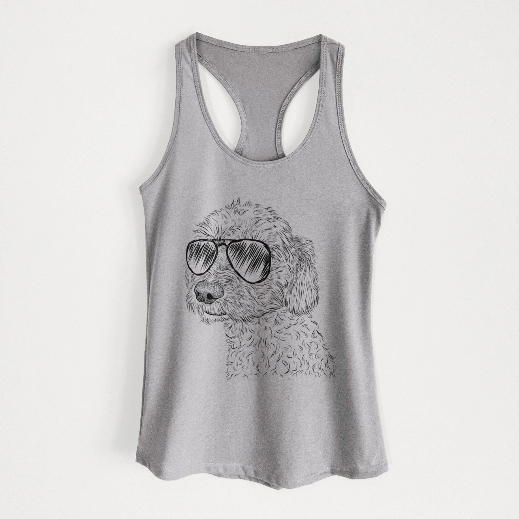 Georgie Boy the Mixed Breed - Women's Racerback Tanktop