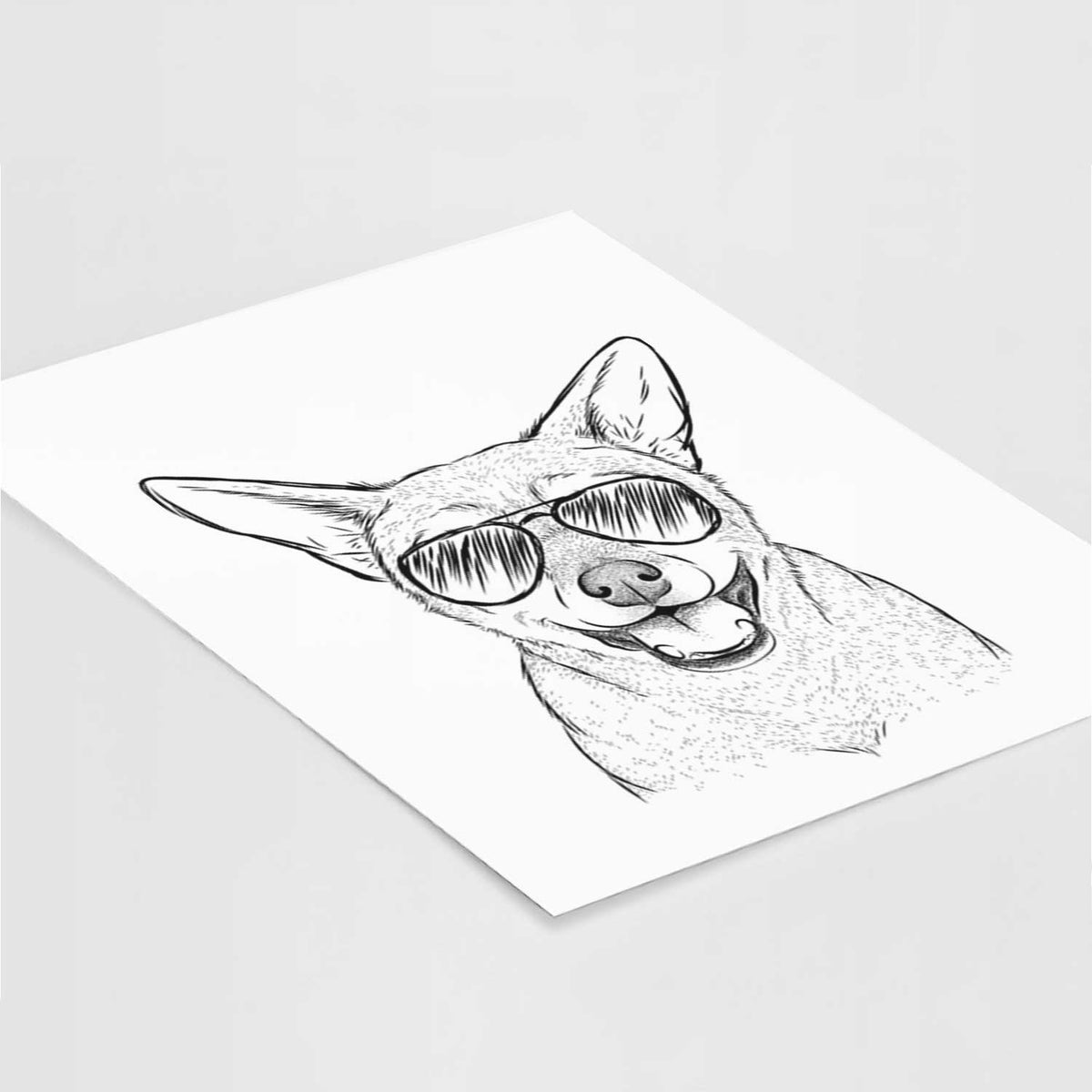 Georgie the Chiweenie Art Print