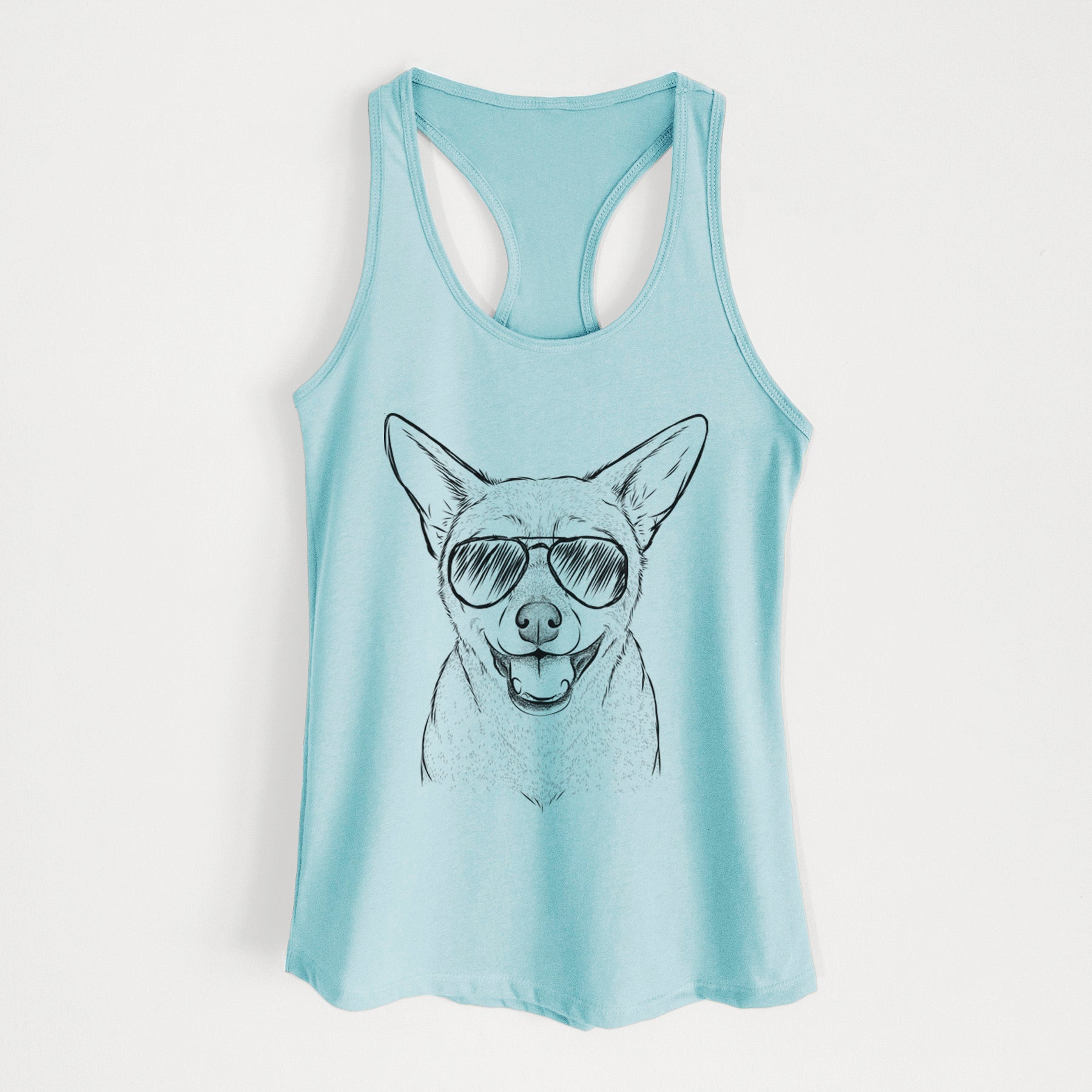 Georgie the Chiweenie - Women's Racerback Tanktop