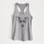 Georgie Rat the Terrier Mix - Women's Racerback Tanktop