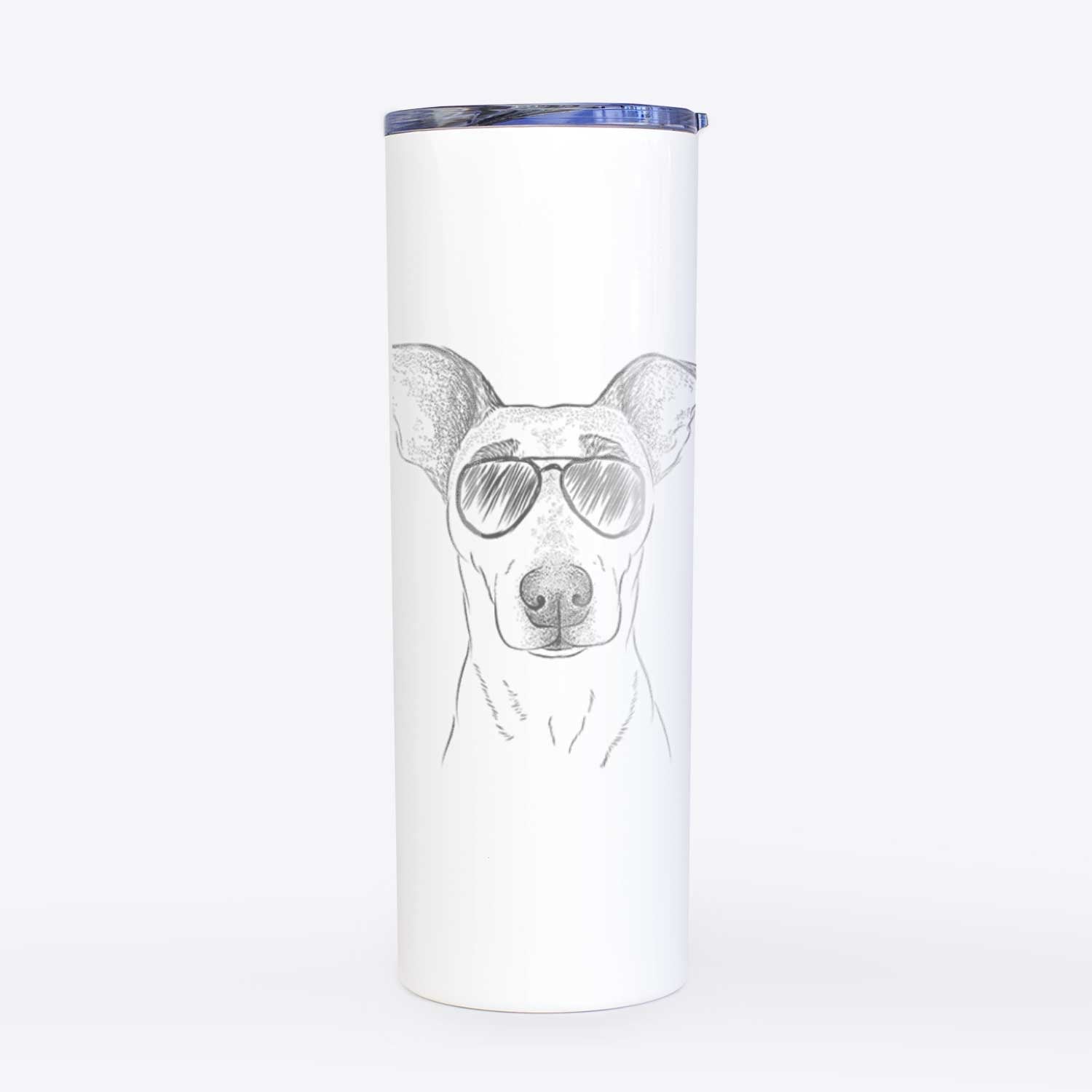 Georgie Rat the Terrier Mix - 20oz Skinny Tumbler