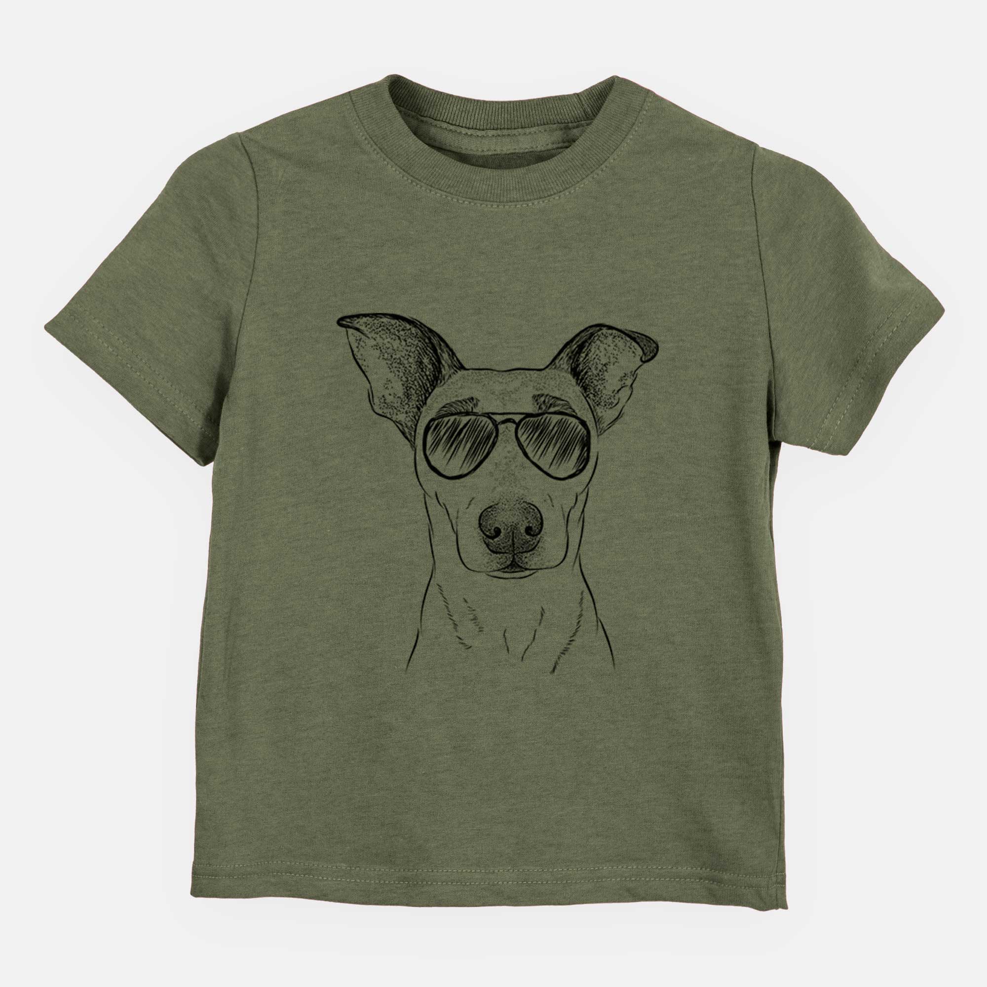 Aviator Georgie Rat the Terrier Mix - Kids/Youth/Toddler Shirt