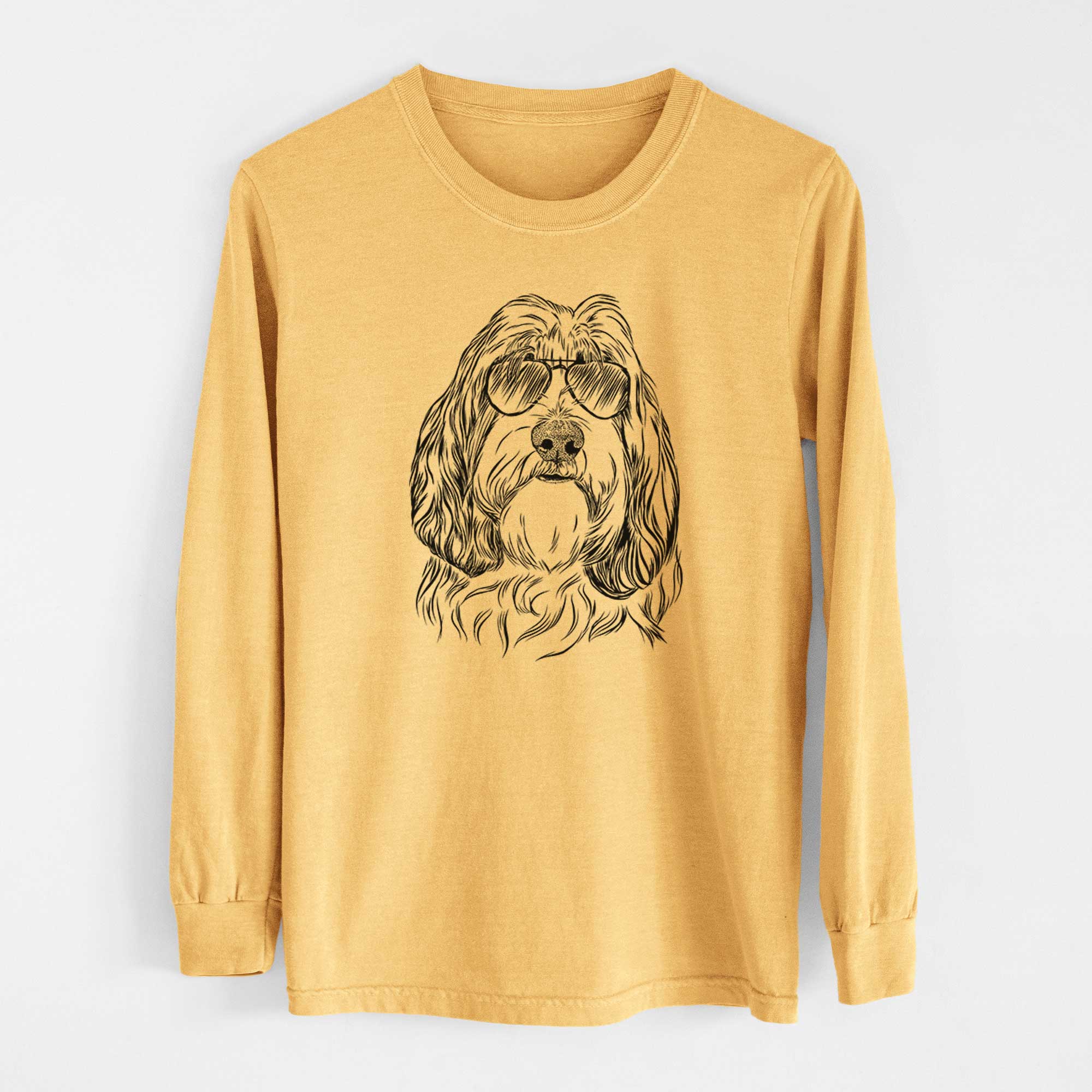 Aviators Gerard the Petit Basset Griffon Vendeen - Heavyweight 100% Cotton Long Sleeve