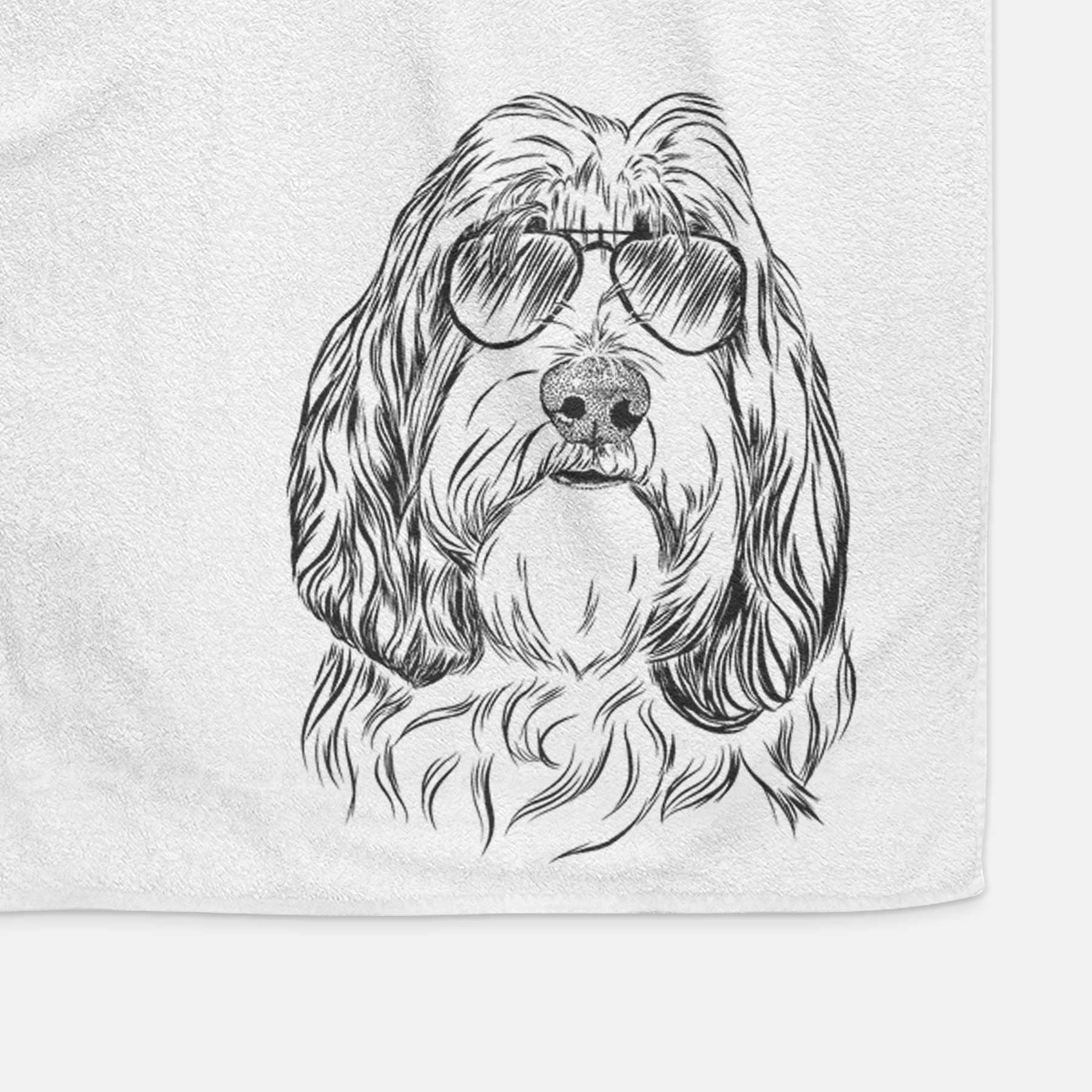 Gerard the Petit Basset Griffon Vendeen Decorative Hand Towel