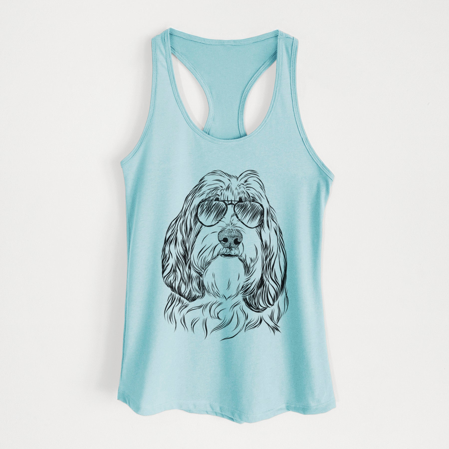 Gerard the Petit Basset Griffon Vendeen - Women's Racerback Tanktop