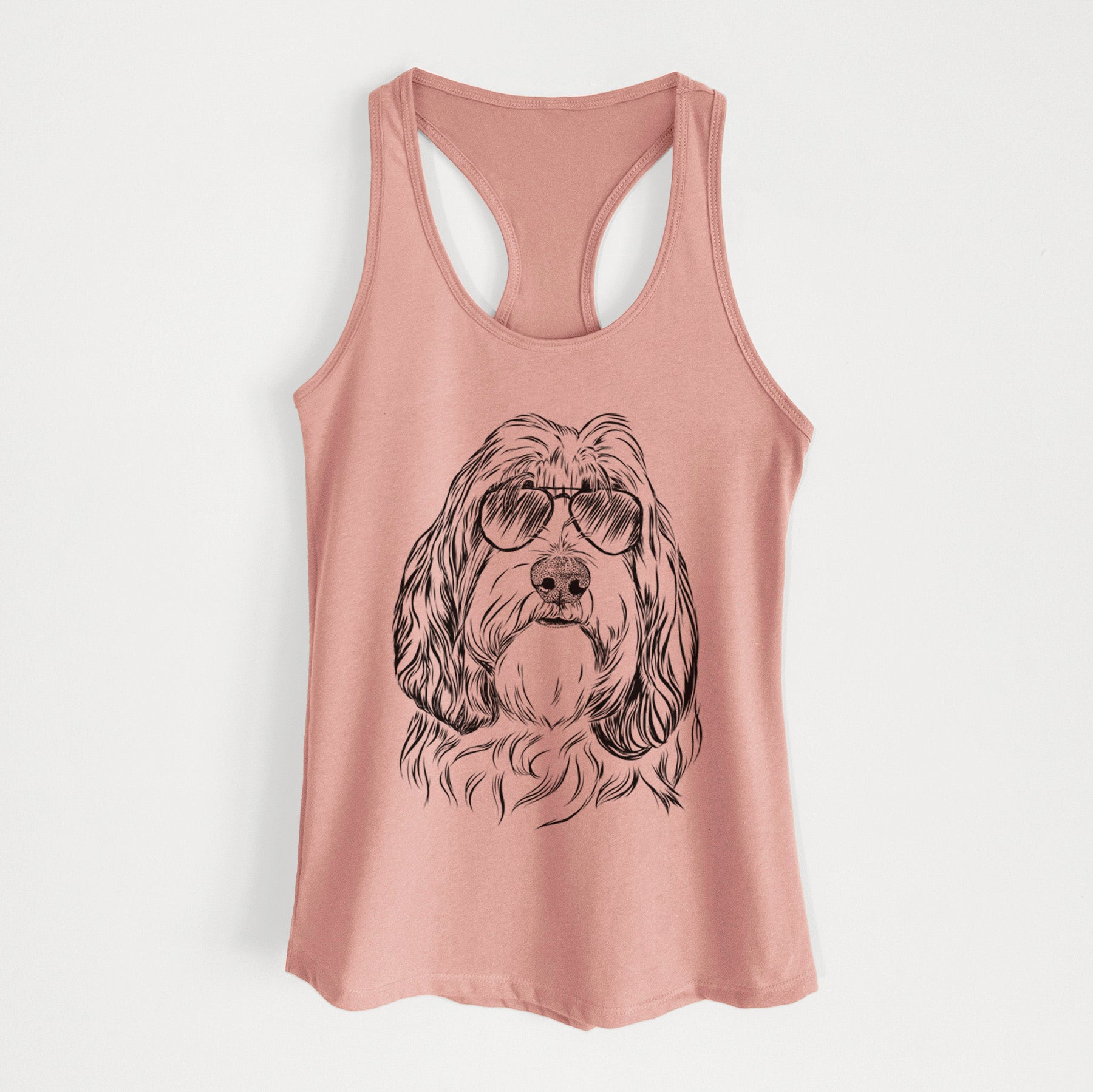 Gerard the Petit Basset Griffon Vendeen - Women's Racerback Tanktop