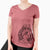 Aviator Gerard the Petit Basset Griffon Vendeen - Women's V-neck Shirt