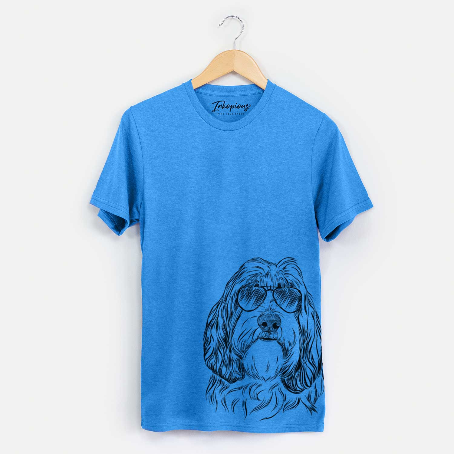 Aviator Gerard the Petit Basset Griffon Vendeen - Unisex Crewneck