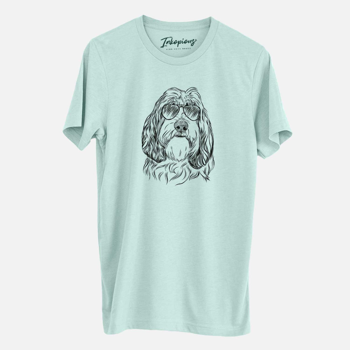 Aviator Gerard the Petit Basset Griffon Vendeen - Unisex Crewneck