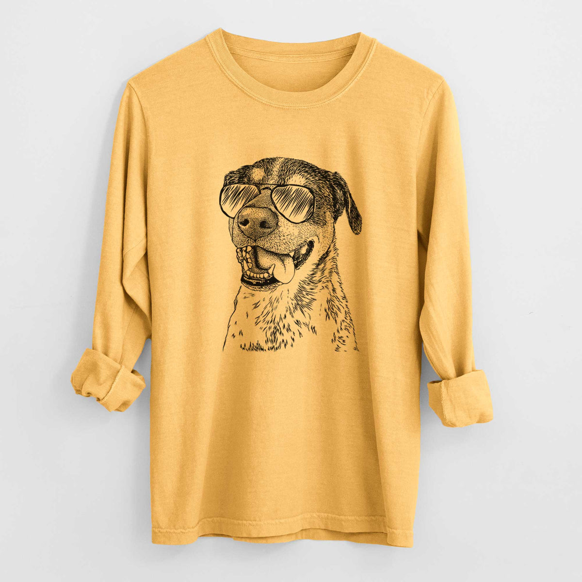 Aviators Gerti the Mixed Breed - Heavyweight 100% Cotton Long Sleeve