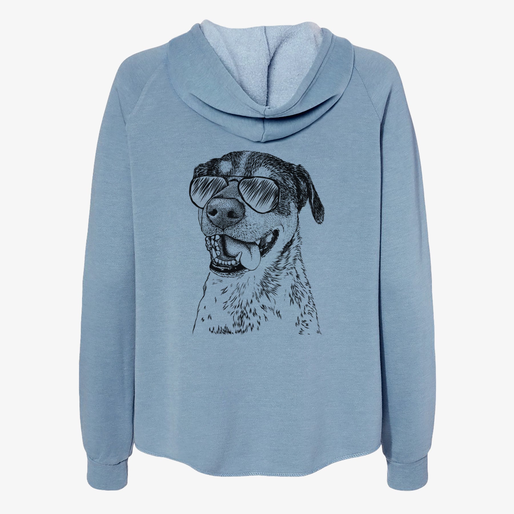 Gerti the Mixed Breed - Women's Cali Wave Zip-Up Sweatshirt