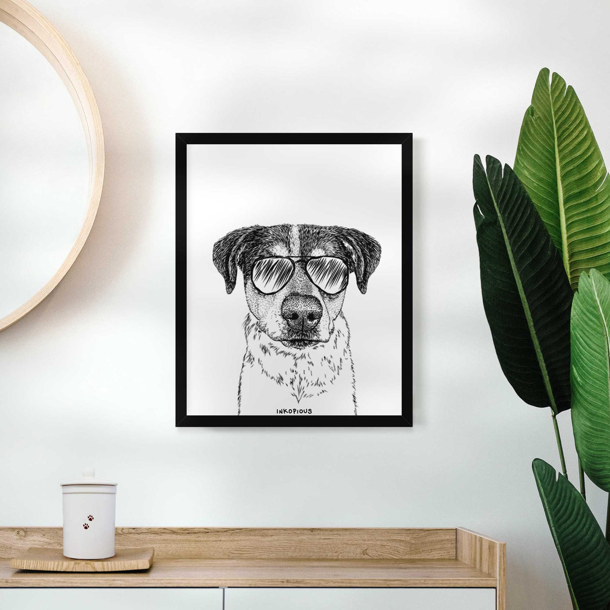 Gertrude the Mixed Breed Art Print