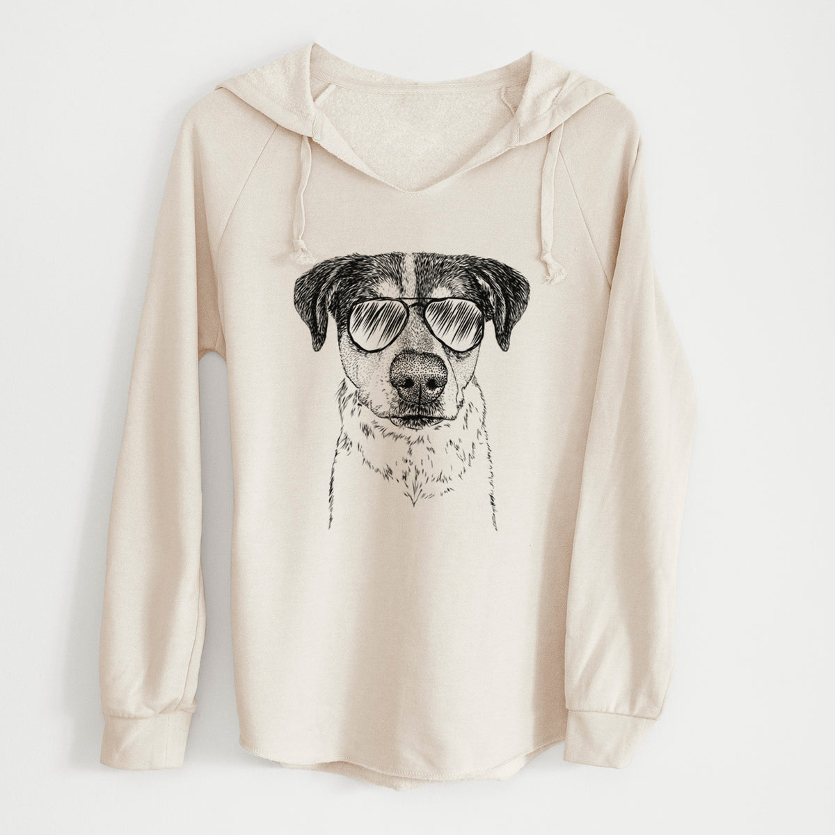 Aviator Gertrude the Mixed Breed - Cali Wave Hooded Sweatshirt