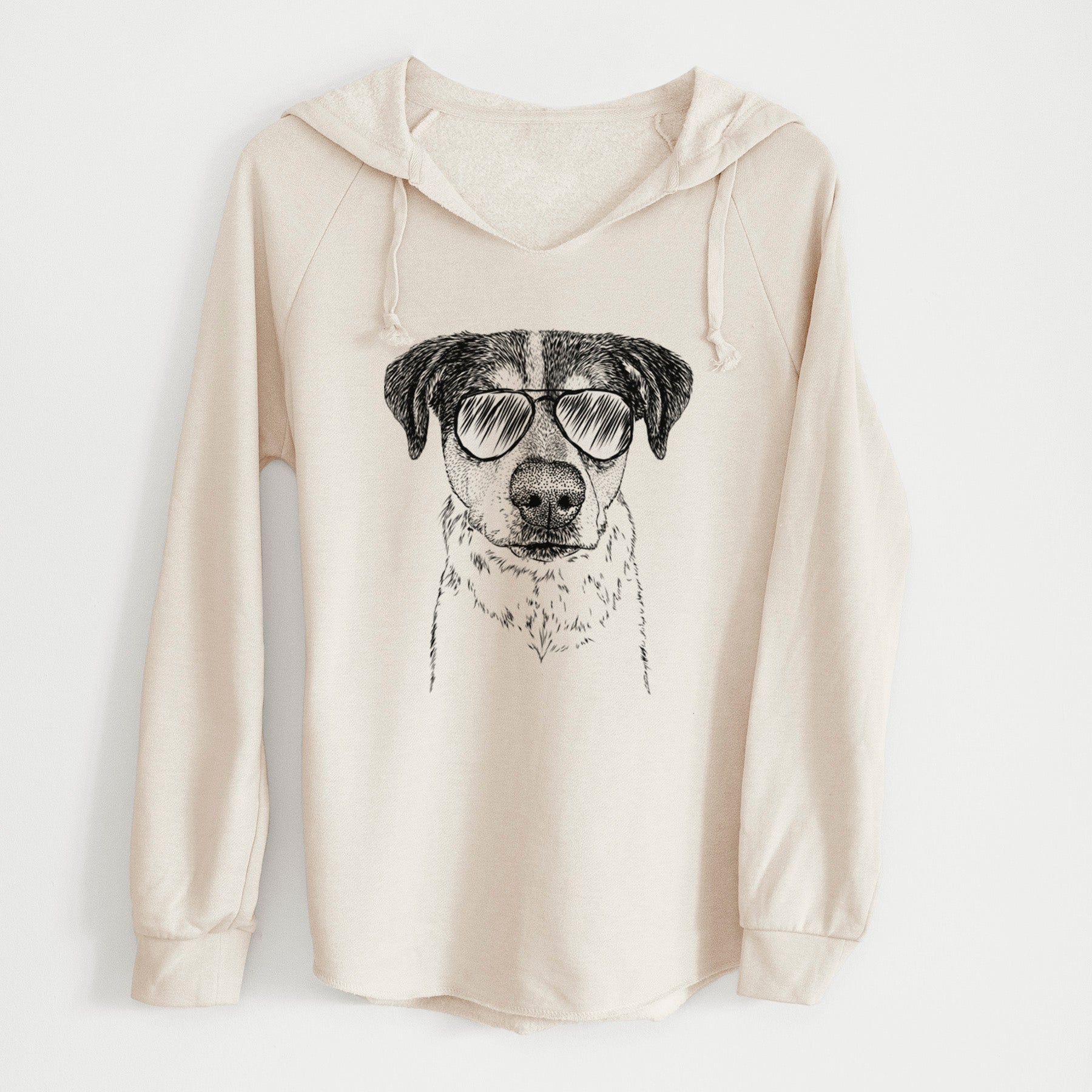 Aviator Gertrude the Mixed Breed - Cali Wave Hooded Sweatshirt