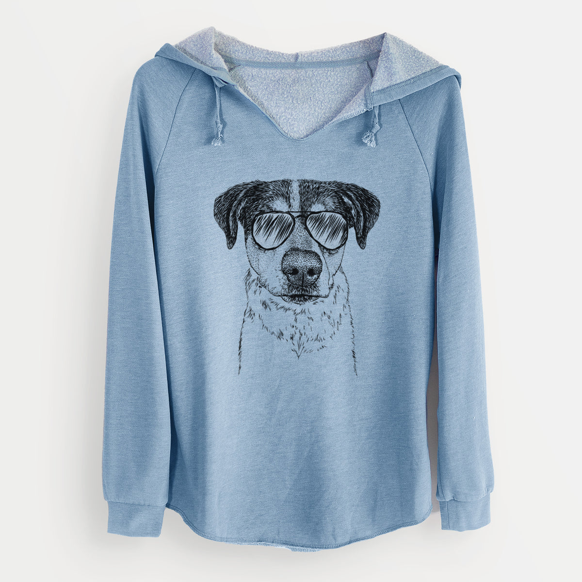 Aviator Gertrude the Mixed Breed - Cali Wave Hooded Sweatshirt