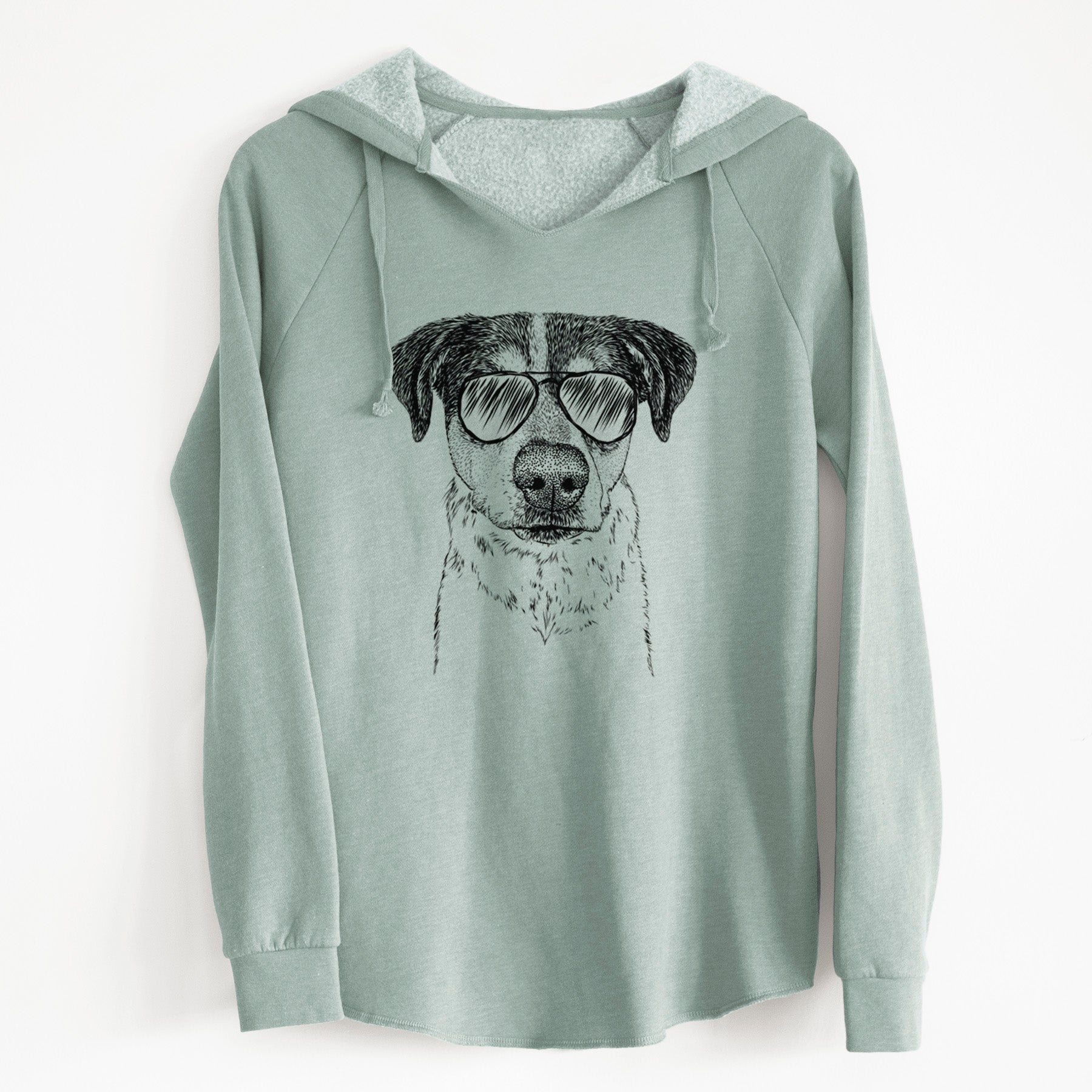 Aviator Gertrude the Mixed Breed - Cali Wave Hooded Sweatshirt