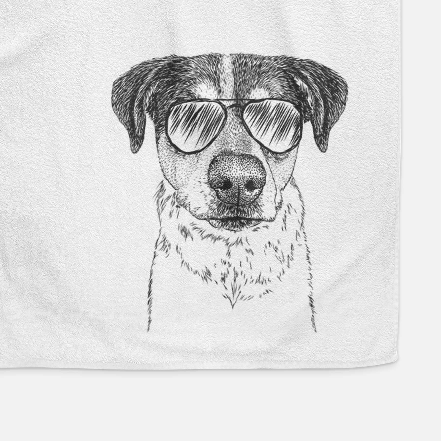 Gertrude the Mixed Breed Decorative Hand Towel