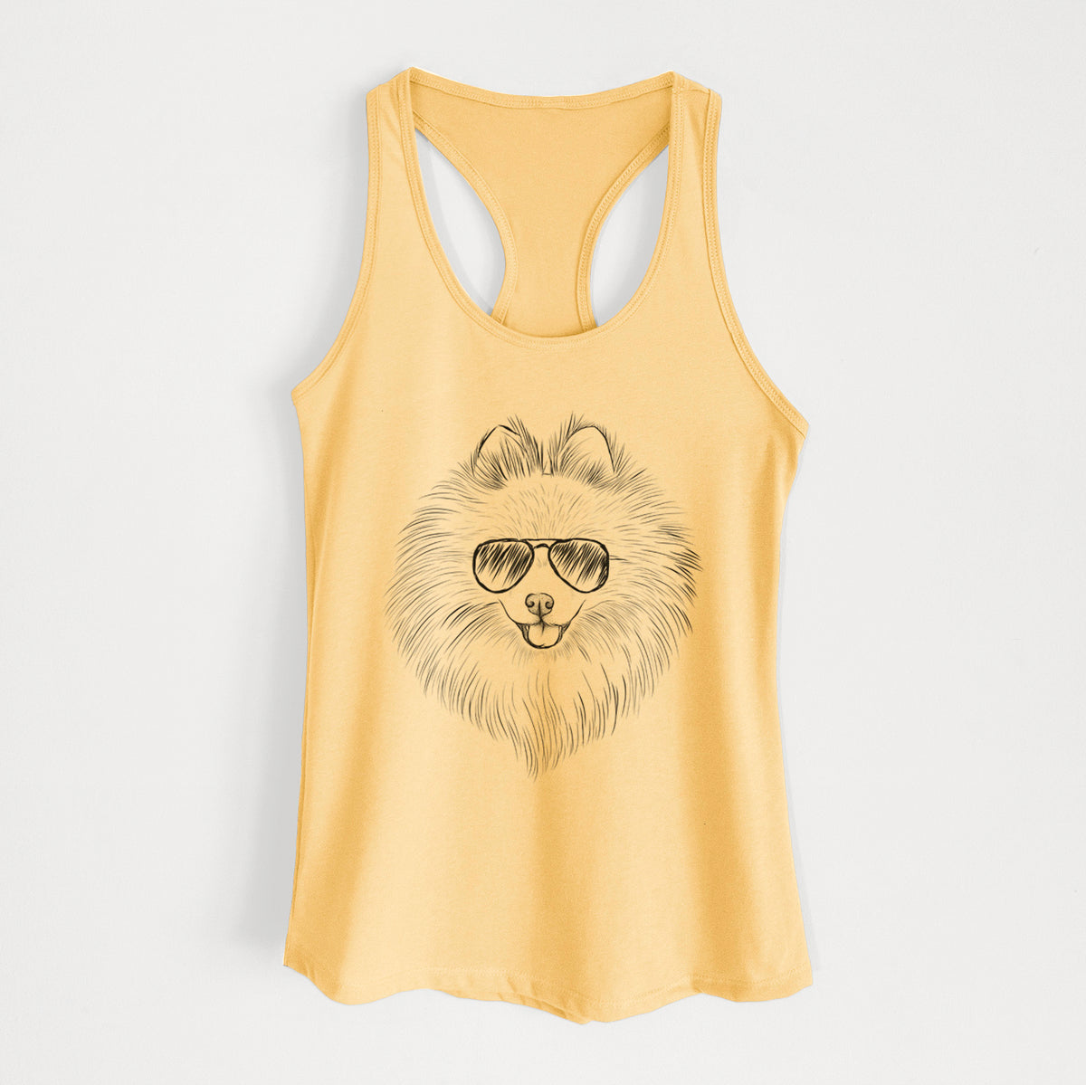 GiGi the Pomeranian - Women's Racerback Tanktop