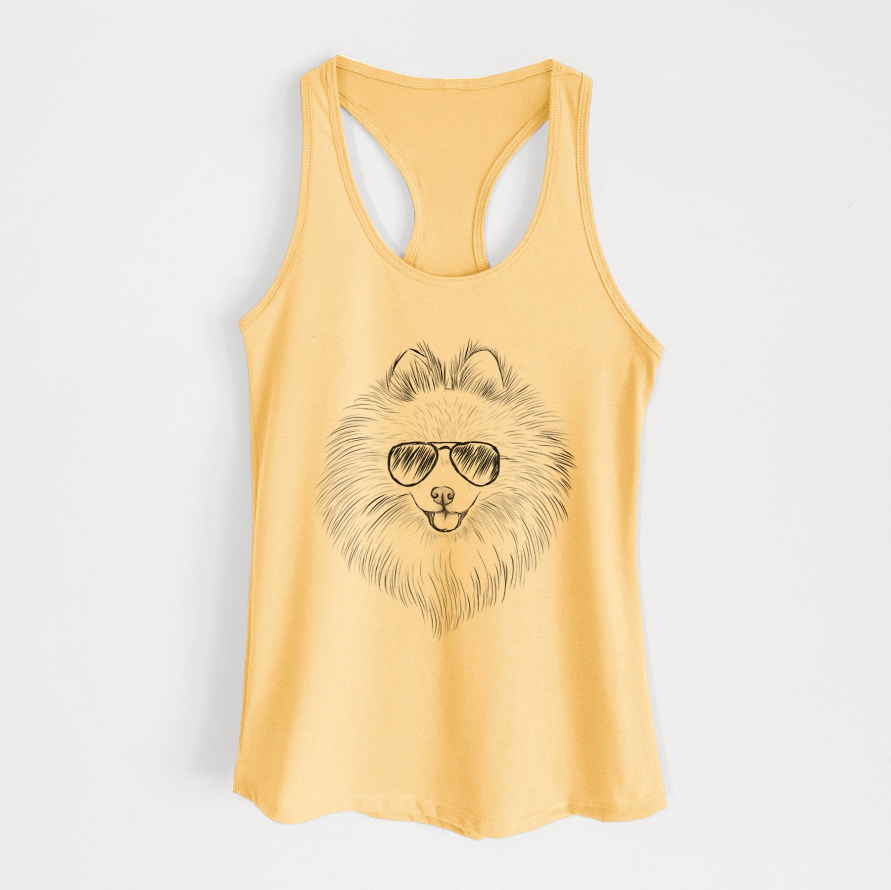 GiGi the Pomeranian - Women's Racerback Tanktop