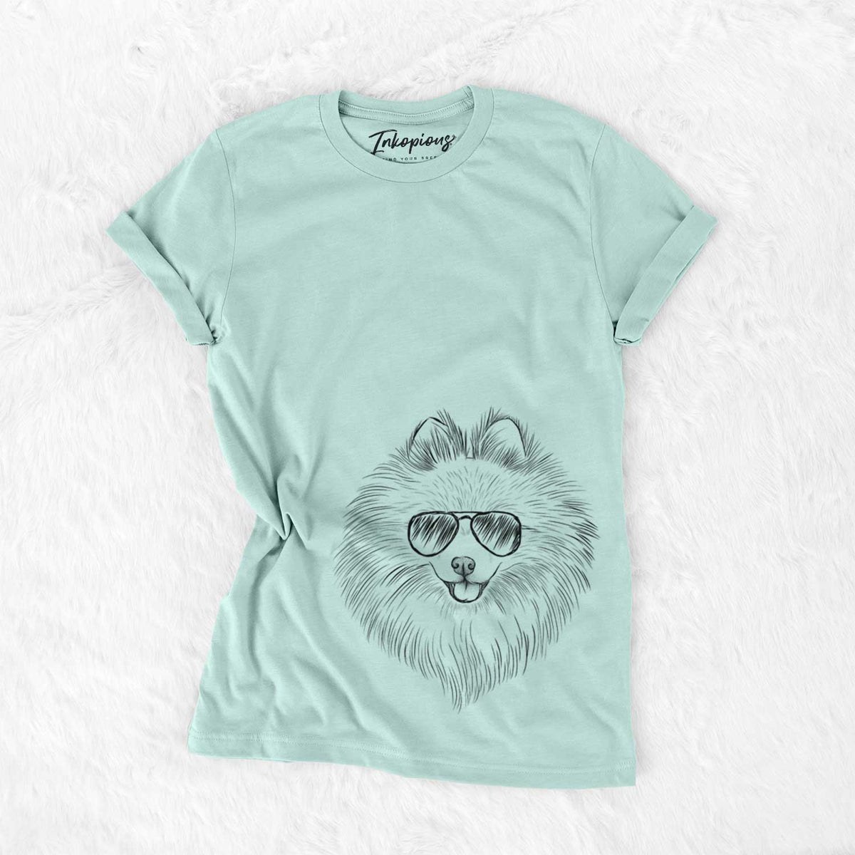 Aviator GiGi the Pomeranian - Unisex Crewneck