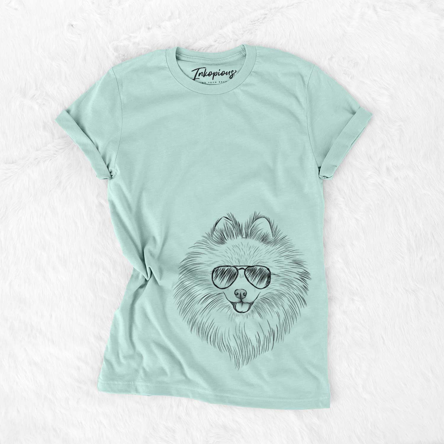 Aviator GiGi the Pomeranian - Unisex Crewneck