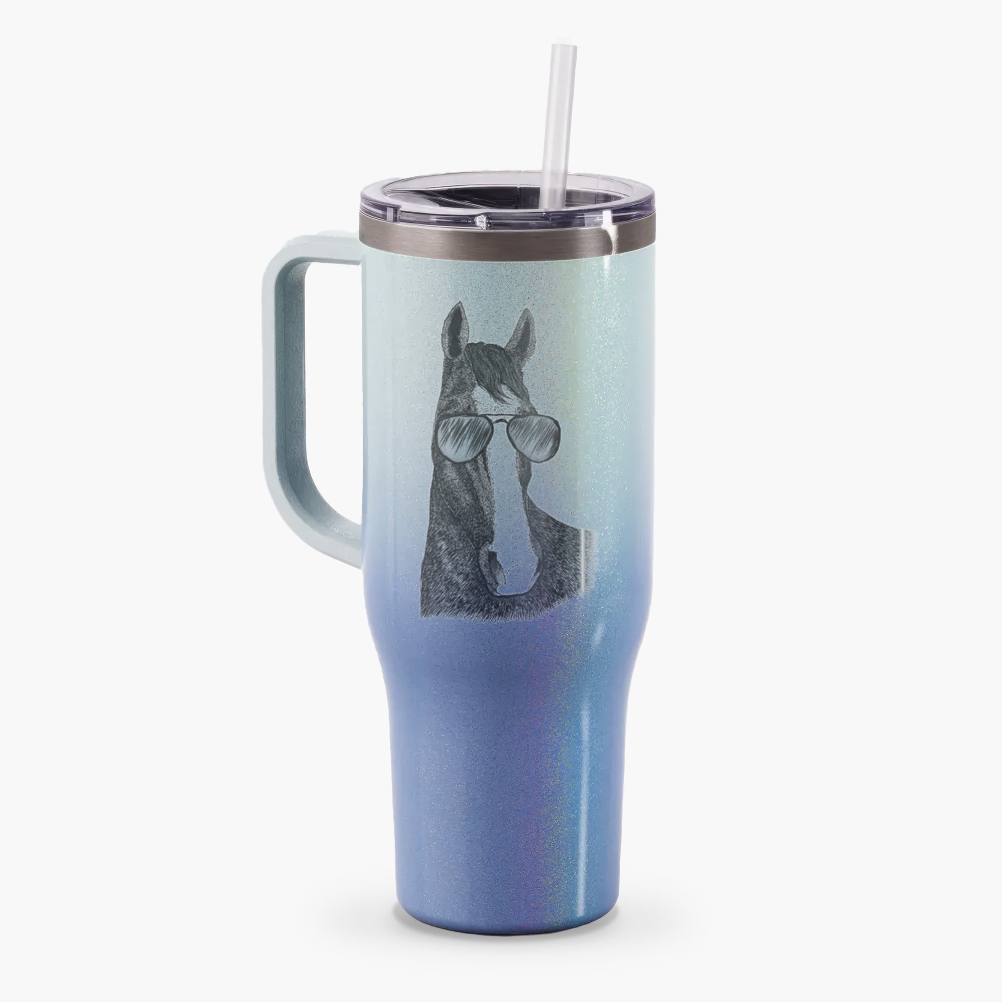 Gibson the Tennessee Walking Horse - 40oz Tumbler with Handle