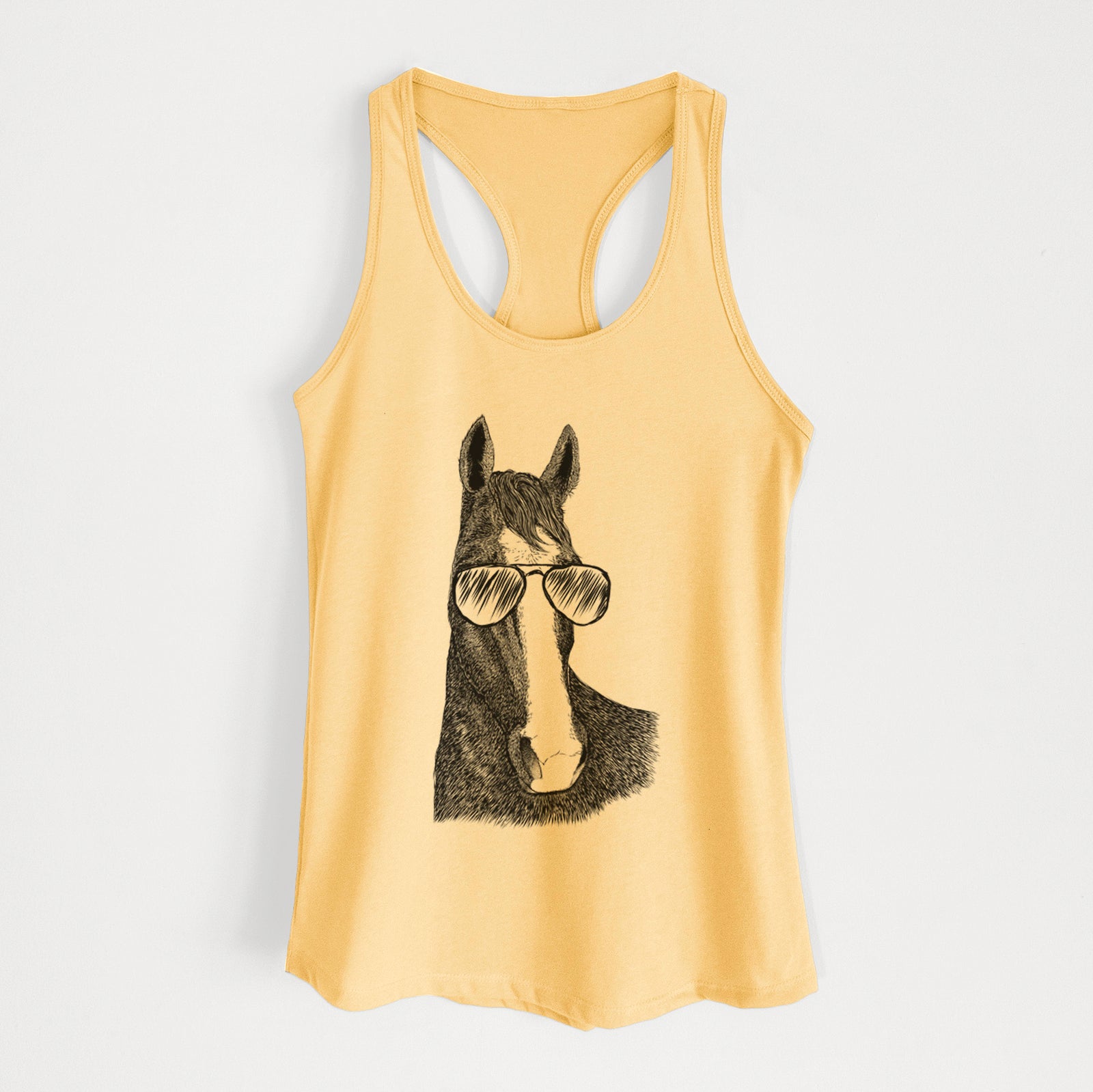 Gibson the Tennessee Walking Horse - Women's Racerback Tanktop