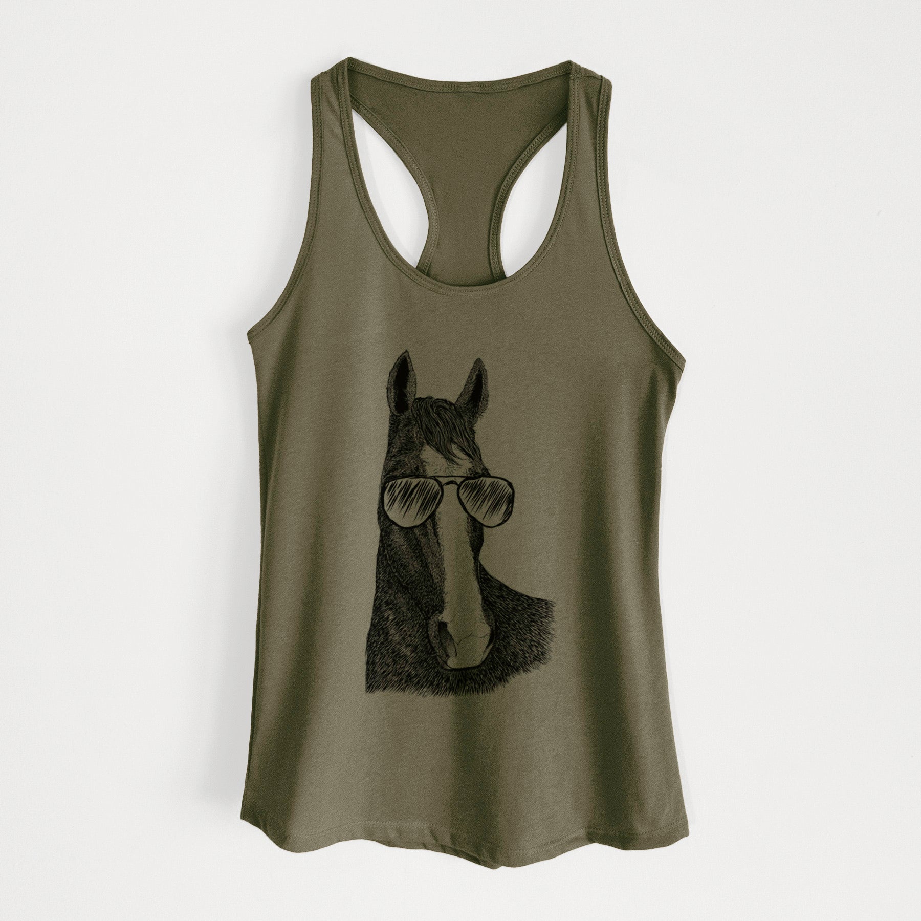 Gibson the Tennessee Walking Horse - Women's Racerback Tanktop