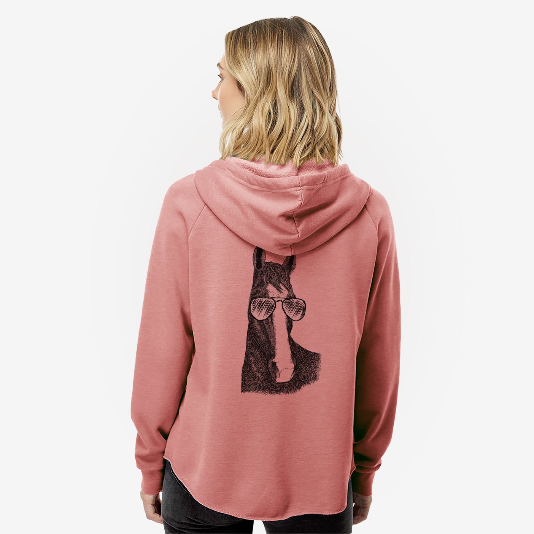 Gibson the Tennessee Walking Horse - Women's Cali Wave Zip-Up Sweatshirt