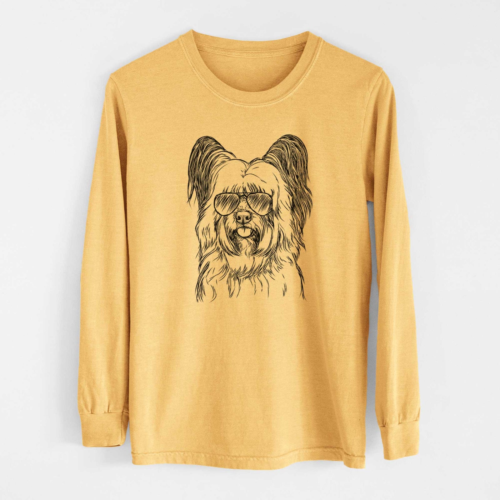 Aviators Gideon the Skye Terrier - Heavyweight 100% Cotton Long Sleeve