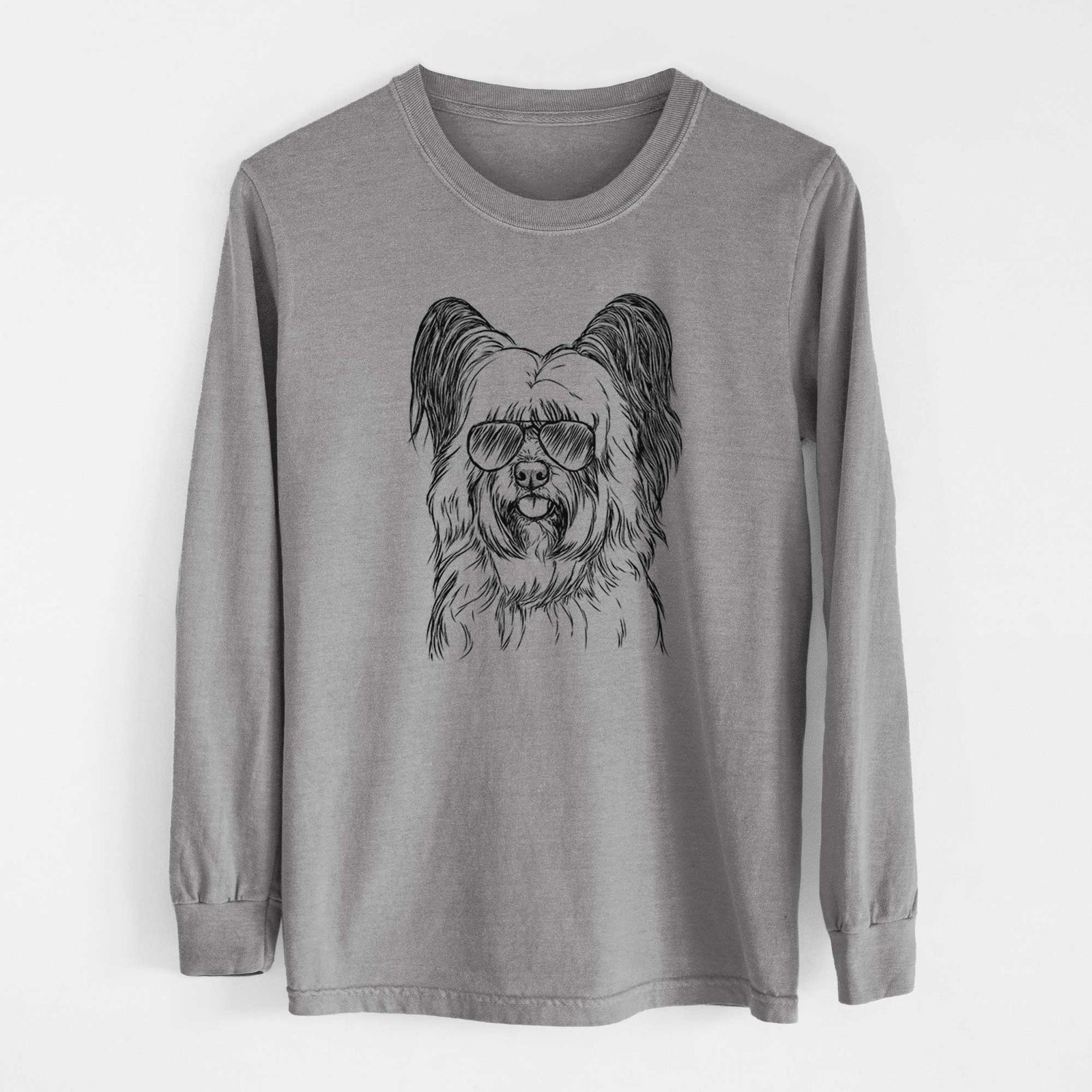 Aviators Gideon the Skye Terrier - Heavyweight 100% Cotton Long Sleeve