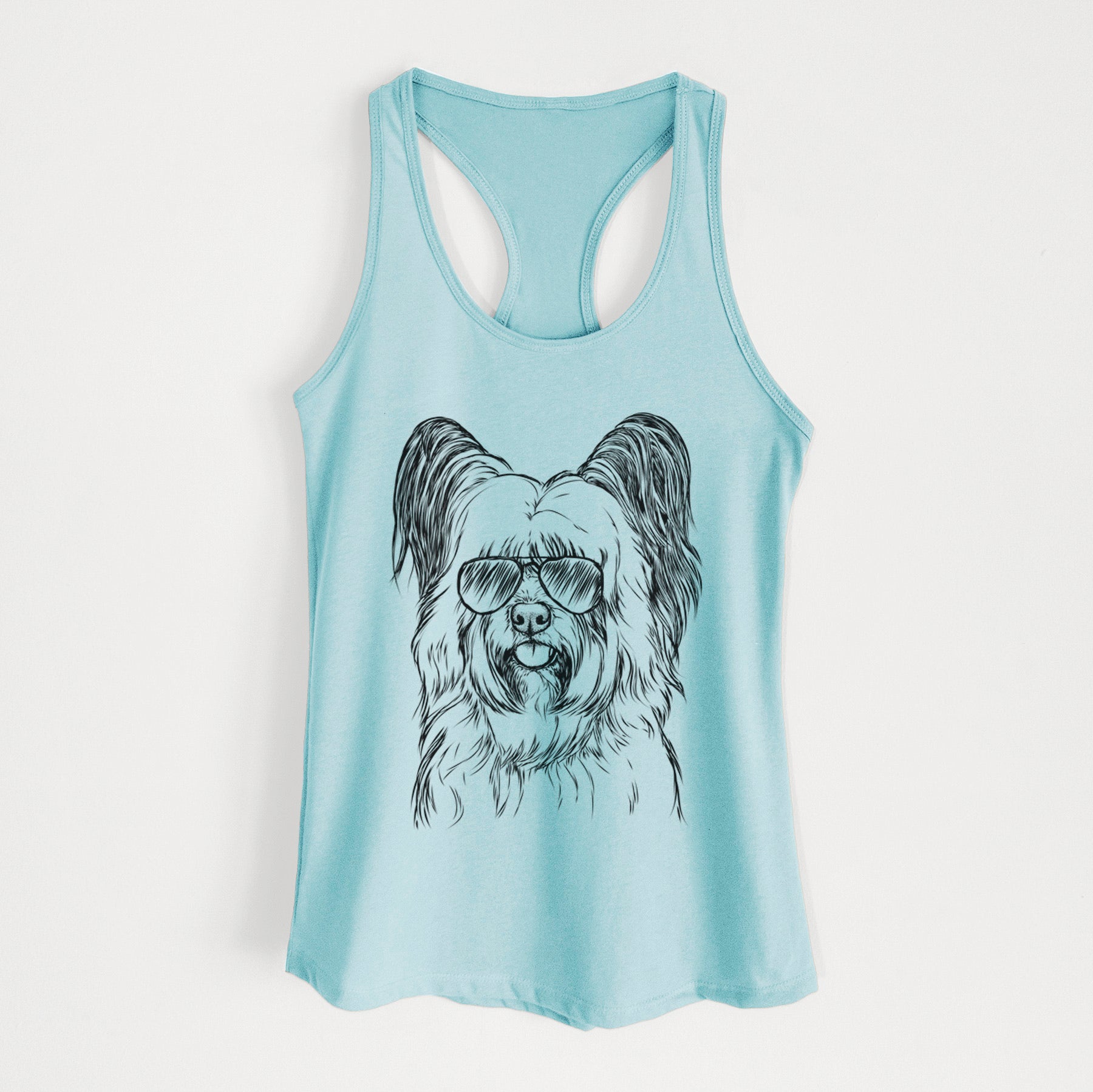 Gideon the Skye Terrier - Women's Racerback Tanktop