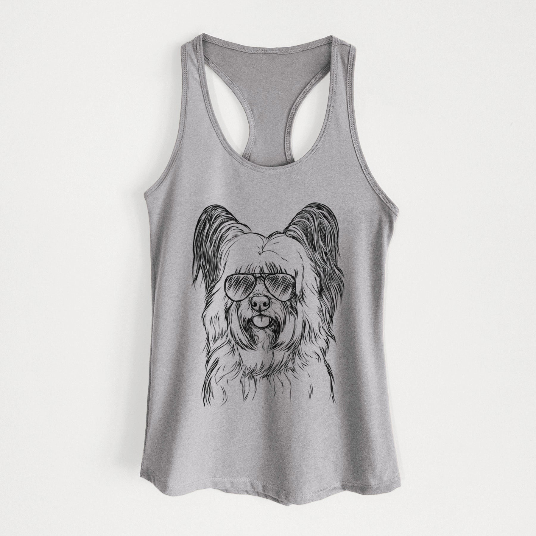 Gideon the Skye Terrier - Women's Racerback Tanktop