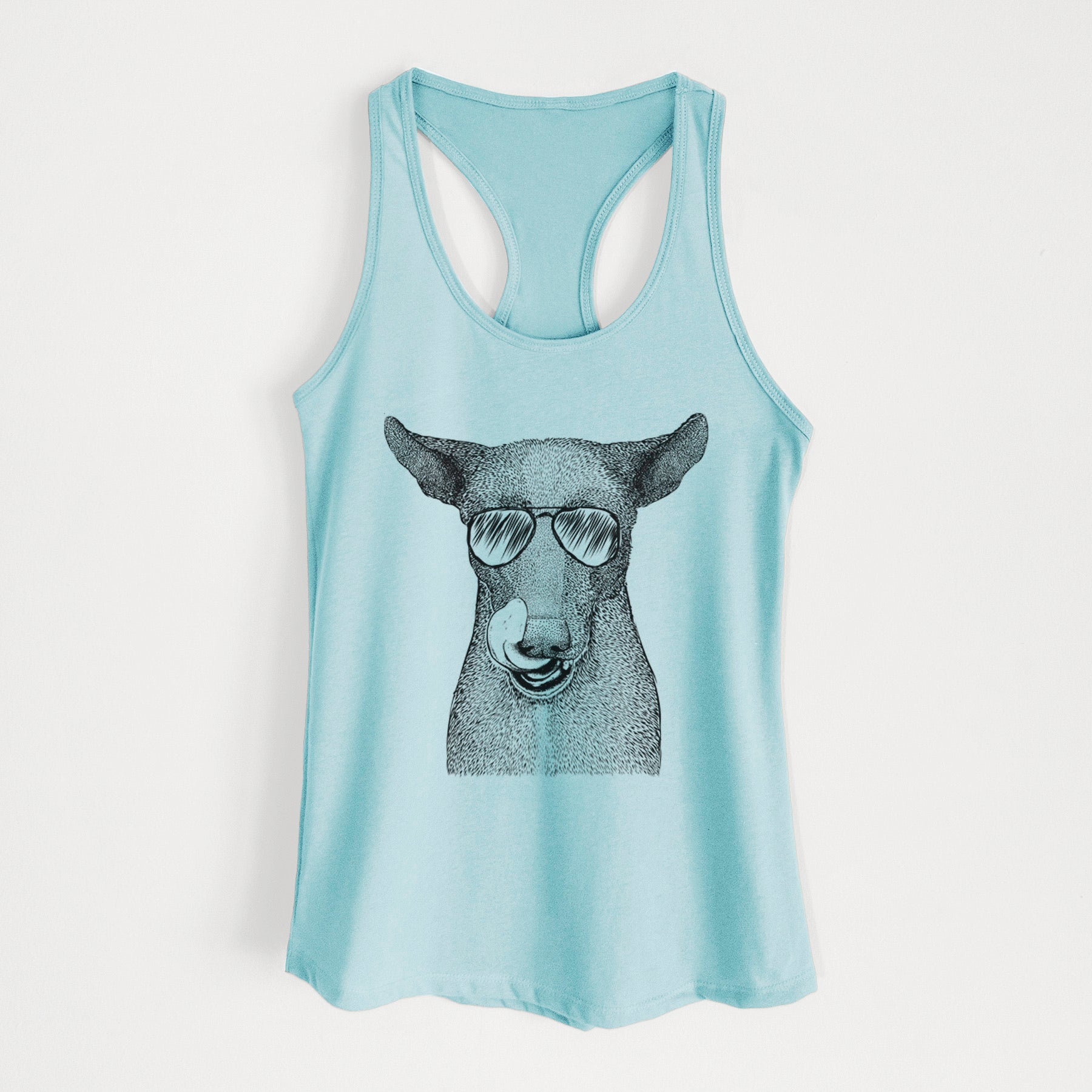 Gidget the Mexican Street Dog - Women's Racerback Tanktop